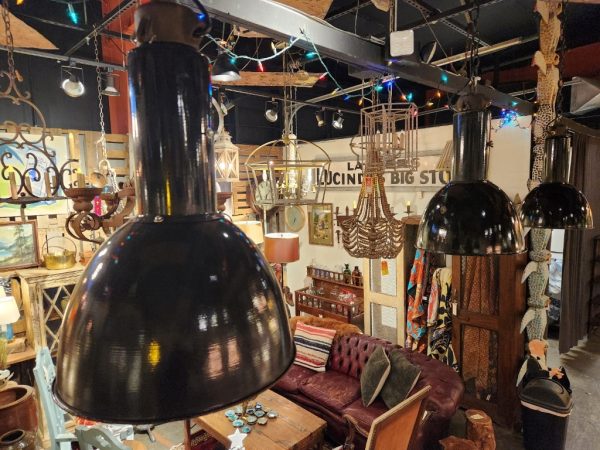 Image showcasing Industrial Style Upcycled Lighting - Kudzu Antiques